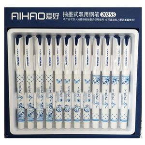 Stylos à plume Xi Peptide, 12 pièces, extraction d'encre pour la pratique de l'écriture des étudiants - Product Image 2