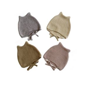 Nouveau mignon simple <span class=keywords><strong>bonnet</strong></span> en <span class=keywords><strong>tricot</strong></span> dôme sangle chapeau pour voyage-adapté aux bébés caractéristique commune du tissu - Product Image 1