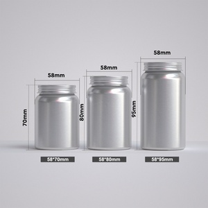 Frasco de Aluminio Personalizado, Impermeable y a Prueba de Luz, para Envasado de Suplementos Farmacéuticos, Botella para Medicamentos - Product Image 3