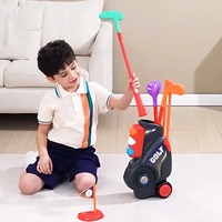 Ensemble de club de golf pour tout-petits avec putter et balles pour l'interaction parent-enfant à l'intérieur et à l'extérieur et le développement précoce des compétences sportives
