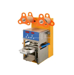 Cup Sealing Machine High Quality Fully Automatic Plastic Drink Container Sealing Full Automatic Paper Beverage Shops 95/75mm