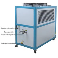 Machine de soufflage de bouteilles d'eau minérale PET semi-automatique à double unité et 2 cavités, vente directe usine