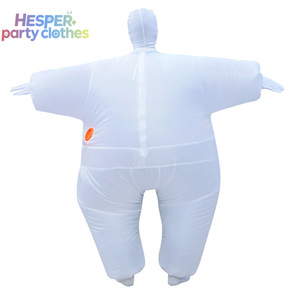 Disfraz Inflable Unisex HESPER para Carnaval y Halloween, Traje de Silicona Blanco Divertido y Adorable para Adultos, Vestido de Muñeca para Actuaciones - Product Image 3