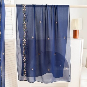 Hiyab de Chifón de Lujo con Bordado Étnico, Pañuelo Largo para el Cabeza, Estilo Musulmán de Malasia y Medio Oriente, Hiyab de Chifón Económico - Product Image 5