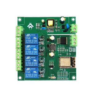 Module relais <span class=keywords><strong>WiFi</strong></span> 4 voies BSSY)ESP12F_Relay_X4 AC/DC Power 8266 -F Carte de développement 4 canaux - Product Image 1