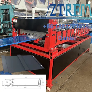 Di động đứng đường may máy mái ngói Máy cuộn hình thành máy - Product Image 1