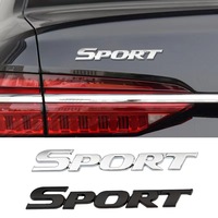 Autocollant de logo de voiture de course sportive 3D, emblème, badge, décalcomanie, accessoires en métal pour le style de la voiture