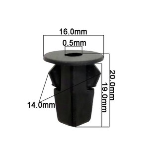 Xuhao <b>Car</b> Fender <b>Clip</b> 16mmx20mm PA66 Replacement Auto Fastener - Product Image 1