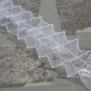 Filet de pêche, Cage à crevettes, Pot à crabe, haute qualité, 9.2m, piège à écrevisse, canna, 8 pieds, jet à la main, filet de pêche, 12 pieds - Product Image 3