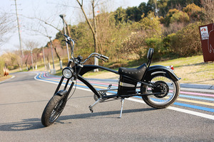 Vélos électriques 2 places suspension complète Chopper E-Bike 1000W 48V moyeu arrière 20*4 pouces gros pneu en acier au carbone Direct USA - Product Image 3