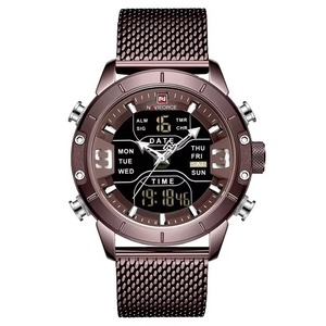 Relojes Drioshipping para Hombre, Reloj de Pulsera con Doble Pantalla, Cronógrafo, Casual, de Negocios, de Cuarzo, Reloj Hombre - Product Image 1