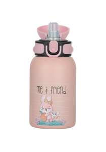 Custom <b>Hot</b> Selling Silicone Lid Kids Vacuum Rabbit Lid Eco-friendly 3d Printing 350ml Children Hydration <b>Flask</b> Travel - Product Image 2