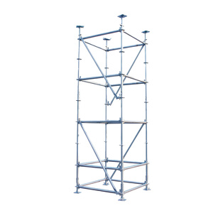 Phong cách công nghiệp nặng mạ kẽm ringlock giàn giáo giả mạo các bộ phận điều chỉnh sử dụng cú đúp đầu cho các ứng dụng khách sạn bán - Product Image 2