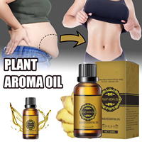 30ml d'huile essentielle naturelle de gingembre à base de plantes apaisante et relaxante pour le raffermissement du corps et la perte de poids abdominale