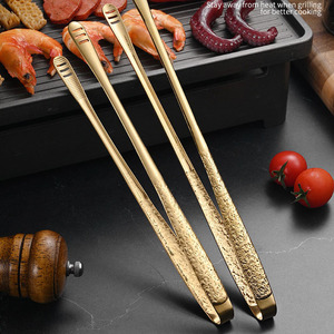 304 pinces à aliments en acier inoxydable à long manche pinces à <span class=keywords><strong>Barbecue</strong></span> antidérapantes pinces à Steak cuisine outils de cuisine accessoires de cuisine - Product Image 6