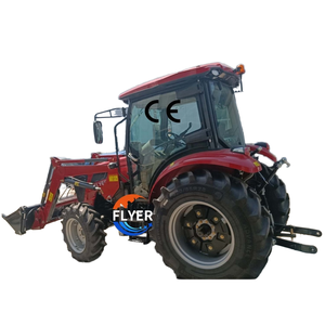 Tracteur agricole chinois Flyer Wheel 50 CV, moteur <span class=keywords><strong>Euro</strong></span> V, 4 roues motrices avec boîte de vitesses et pare-soleil pour l'agriculture - Product Image 3