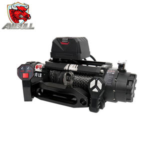 Ambull Factory <span class=keywords><strong>4X4</strong></span> tout-terrain 13500 LBS <span class=keywords><strong>Treuil</strong></span> de remorque <span class=keywords><strong>Treuil</strong></span> électrique ATV Corde synthétique avec télécommande pour voiture - Product Image 1