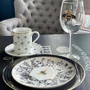 Copa de Vino sin Tallo de Cristal Decorativa, Adornada con Joyas, Sin Pintar, Decorada con Cristales, Estilo Abeja <span class=keywords><strong>Reina</strong></span> - Product Image 6