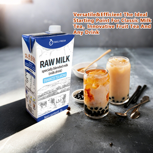 Thé au lait mélangé spécial Baili Xian, texture crémeuse liquide, 1 litre, <span class=keywords><strong>Tetra</strong></span> Pack pour thé au lait à bulles - Product Image 2