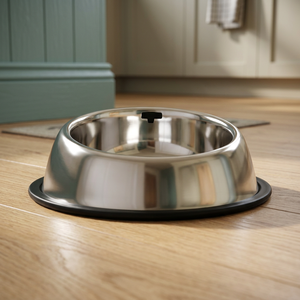 Bol pour chien en acier inoxydable surélevé, antidérapant, écologique, imperméable - Portable et élégant - Product Image 1