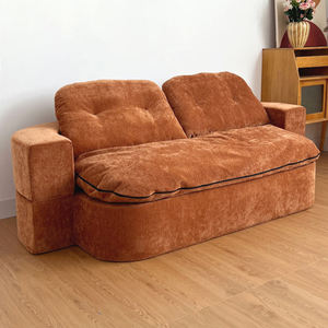 Modernes Multifunktions-<span class=keywords><strong>2m</strong></span>-Kompressions-Schlafsofa Neues Design Vakuum-Sofa Weiche Wolken-Couches Kreatives Stoff-Komprimiertes Schaumstoff-Sofa - Product Image 2