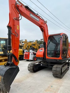 Excavadora Usada Doosan DX80 de 8 Toneladas, Mini Excavadora Hidráulica de Orugas, Original de Corea, Buen Estado, Pocas Horas de Trabajo, para Construcción - Product Image 3