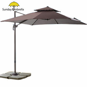 <span class=keywords><strong>DIMANCHE</strong></span> Parasol Extérieur Robuste Parapluie Commercial En Aluminium Jardin Restaurant <span class=keywords><strong>Marché</strong></span> Contrôle Manuel Étanche Protection Solaire - Product Image 1