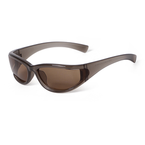 Gafas <span class=keywords><strong>de</strong></span> <span class=keywords><strong>Sol</strong></span> Envolventes <span class=keywords><strong>de</strong></span> Moda 24126, Estilo Vintage Oscuro Y2K 2026, para Hombre y Mujer, para Deportes al Aire Libre - Product Image 6