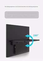 Écran de jeu portable IPS 16/15,6 pouces 60 Hz avec interface USB pour Switch PS5 pour 72 % sRGB 1920x1080 Moniteur pour ordinateur portable