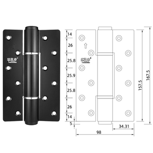 HUAXUNBU Bisagra <span class=keywords><strong>de</strong></span> Puerta <span class=keywords><strong>de</strong></span> Madera, Tope <span class=keywords><strong>de</strong></span> Latón Antiguo <span class=keywords><strong>de</strong></span> <span class=keywords><strong>Aluminio</strong></span> Plateado, Rodamiento <span class=keywords><strong>de</strong></span> Bolas <span class=keywords><strong>de</strong></span> Cierre Suave, 45 KG - Product Image 1
