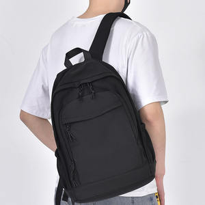 Mochila de Nailon Simple Personalizada con Logotipo, Forro de Poliéster, Mochila Escolar Diaria para Adolescentes Universitarios - Product Image 3