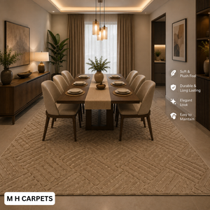 Tapis en laine tufté à la main sur mesure, motif floral moderne, tapis à poils longs fait main pour la maison, l'hôtel et le salon - Product Image 3