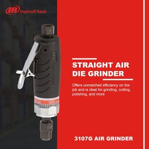 Meuleuse pneumatique droite Ingersoll Rand 3107G 1/4 pouce avec poignée ergonomique - Product Image 2