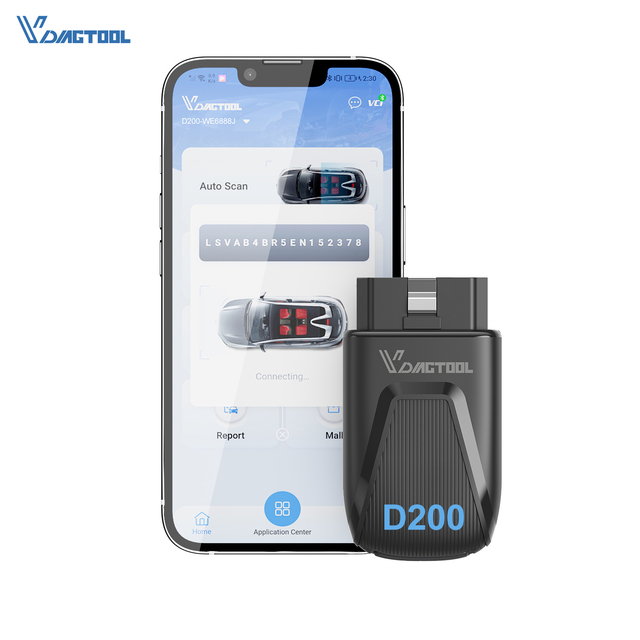 2026 New Car Diagnostic Tools VDIAGTOOL D200 Wireless BT Full System Scan OBD2 Bidirectional Scanner Free Update PK XTOOL A30M