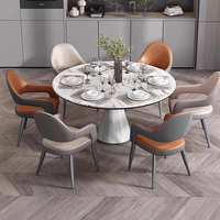 Chaise de salle à manger en cuir moderne de luxe italienne avec structure métallique, écologique, durable, pour la maison, le bureau et l'hôtel, chaise de salon