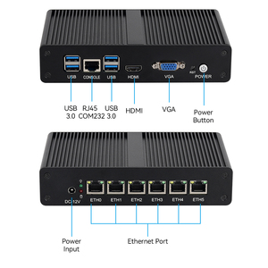 Xcy Intel 4405u 6 i211 cổng Ethernet DDR4 HD VGA Win10 không quạt Mini PC máy tính <span class=keywords><strong>Router</strong></span> tường lửa <span class=keywords><strong>Router</strong></span> - Product Image 5