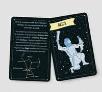 Cartes à Jouer OEM pour l'Observation des Étoiles, 30 Constellations, Étoiles et Planètes, Imprimées en Offset sur Carton Verni