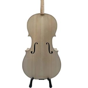 <span class=keywords><strong>Violonchelo</strong></span> Hecho a Mano 1/8-4/4, <span class=keywords><strong>Violonchelo</strong></span> Blanco Hecho a Mano 4/4, Abeto Europeo, Arce, Sin Barnizar - Product Image 1