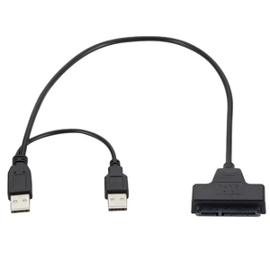 Câble HDD USB2.0 vers SATA 22PIN 7 + 15pin SATA 2.5 pouces convertisseur adaptateur HDD/SSD SATA III 22Pin boîtier de <span class=keywords><strong>disque</strong></span> <span class=keywords><strong>dur</strong></span> - Product Image 6