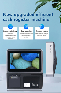 11.6 inch cảm ứng điện dung Máy tính để bàn treo tường hệ thống POS với 4G 8G 128G 256G Máy in hóa đơn-tiền mặt đăng ký POS - Product Image 4