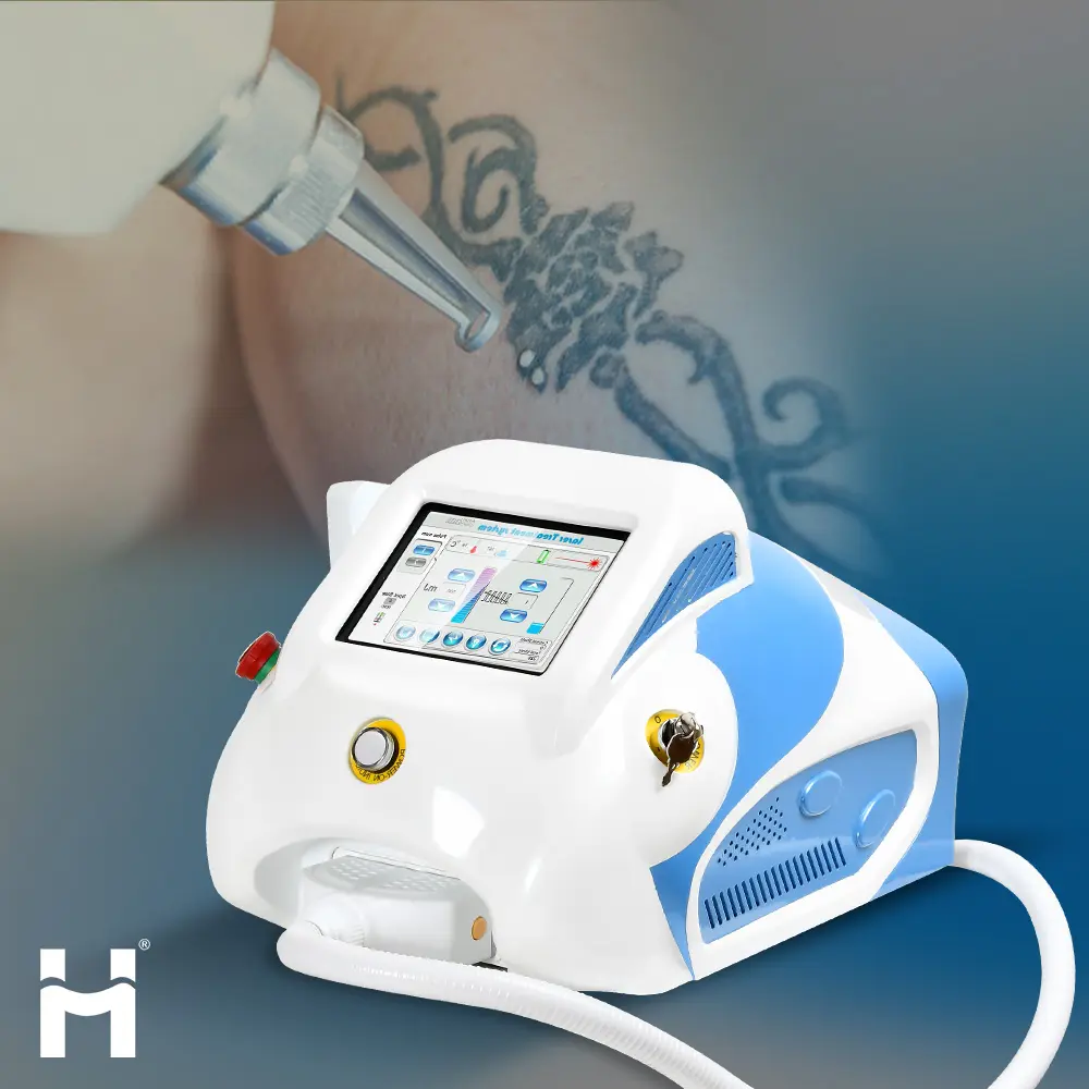 Portable Yag Laser Tattoo Removal Q switched ND YAG Laser Tattoo Removal Machine pigment removal Machine