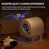 Bac à litière intelligent pour chat, autonettoyant, automatique, 65L, fermé, contrôle par application, surveillance vidéo, auto-désodorisation, écologique, facile