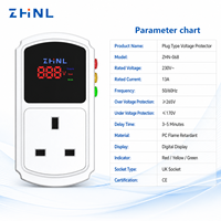 Protector de TV Universal para Refrigerador, Aire Acondicionado, Dispositivo Inteligente sobre Debajo, Relé, Protector de Voltaje Ajustable Inteligente