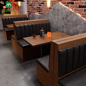 Conjunto de Mesa y Sillas de Madera Moderna Contemporánea, No Plegable, <span class=keywords><strong>para</strong></span> Restaurante, Bistro, <span class=keywords><strong>Muebles</strong></span> de Comedor Ecológicos <span class=keywords><strong>para</strong></span> Cafeterías y Salones de Té - Product Image 6