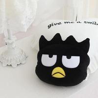 Coussin de siège de voiture réglable en forme de pingouin noir cool personnalisable, housse de ceinture de sécurité, coussin de climatisation