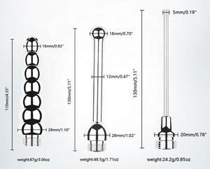 Pembersih <span class=keywords><strong>Anal</strong></span> yang dapat dilepas Enema Shower aluminium dengan Nozzle Hollow <span class=keywords><strong>Anal</strong></span> Beads Vagina <span class=keywords><strong>Douche</strong></span> aliran bersih <span class=keywords><strong>Anal</strong></span> Plug Cleaner - Product Image 4