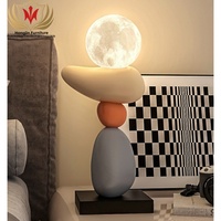 HJ HOME Lampe de table échantillon de luxe de forme irrégulière Décoration d'hôtel Salon Cabinet Art Ornement Présentoir de table