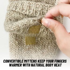 Gants d'hiver en laine Balastic et gants en coton de 100% laine pour la salle de glace travaillant avec du cuir Pu - Product Image 4