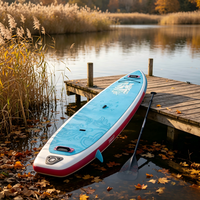 Planche de paddle gonflable pour tous les niveaux, planche de SUP gonflable pliable pour les activités aquatiques en rivière et en mer