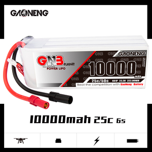 Batterie LiPo GNB GAONENG 10000MAH 10AH 6S 22.2V 25C <span class=keywords><strong>50C</strong></span> XT150 pour drones agricoles et quadricoptères - Product Image 2